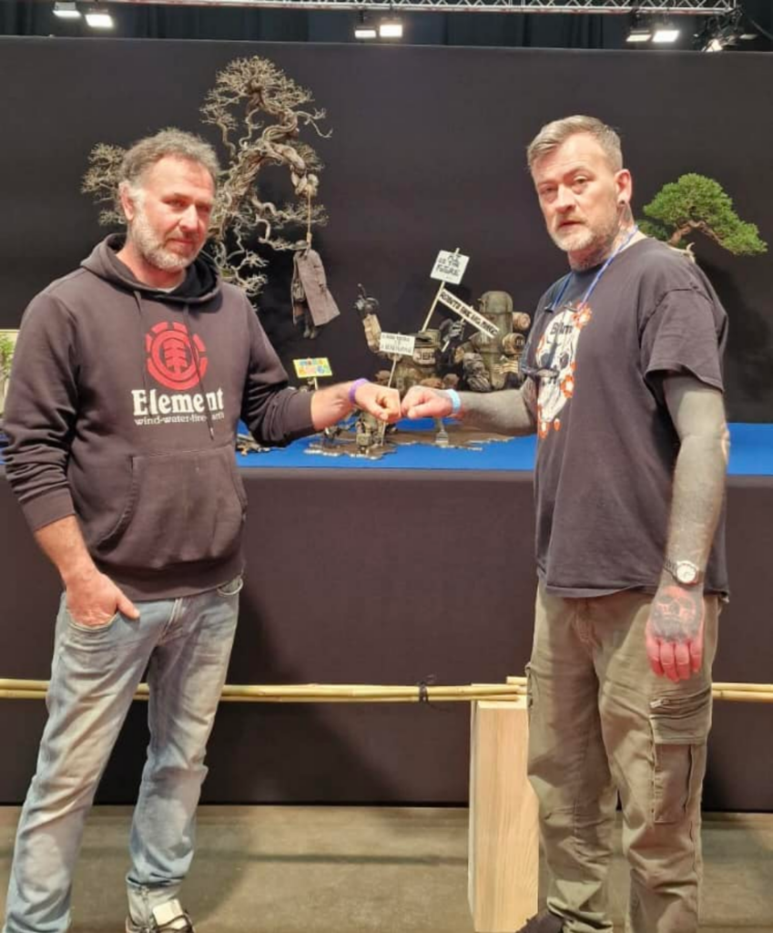 Meeting up again with Laurent Darrieux of “Cosmic Bonsai’